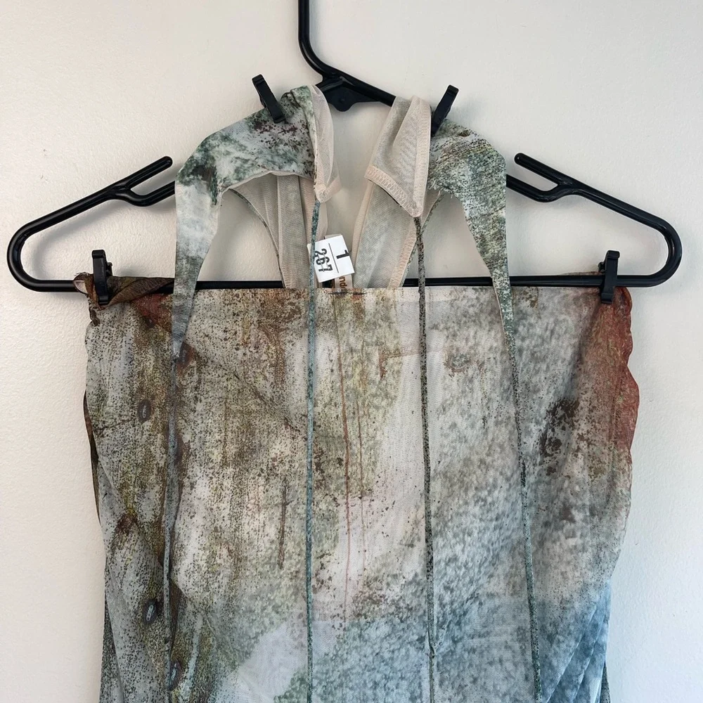 Jaded London Earthy Tones Backless Dress - Picture 4 of 7